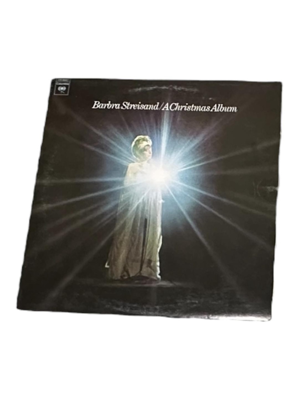 Vintage Barbra Streisand Christmas Album 12" Black Vinyl LP Columbia Xmas Vocal